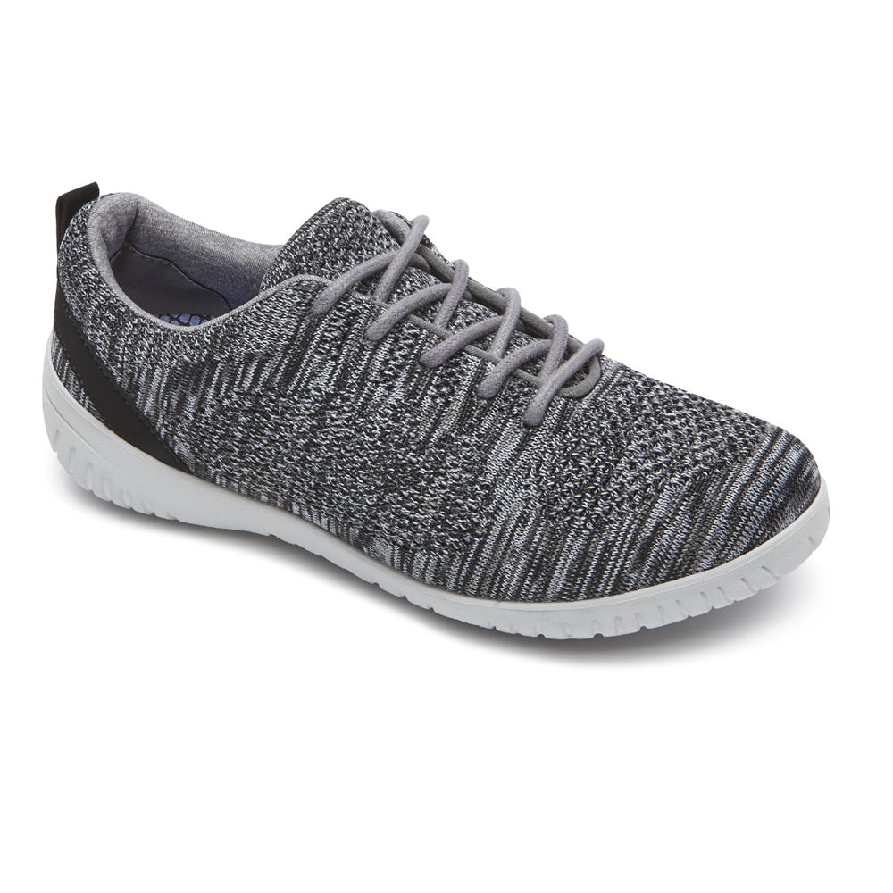 Rockport Sneakers For Womens Grey - Raelyn Knit Tie - RS1938546